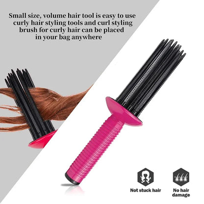 Air Volume Fluffy Styling Curler Comb