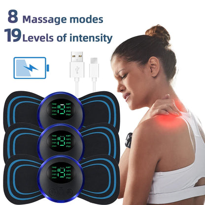 Electric Neck Massager EMS Muscle Stimulator