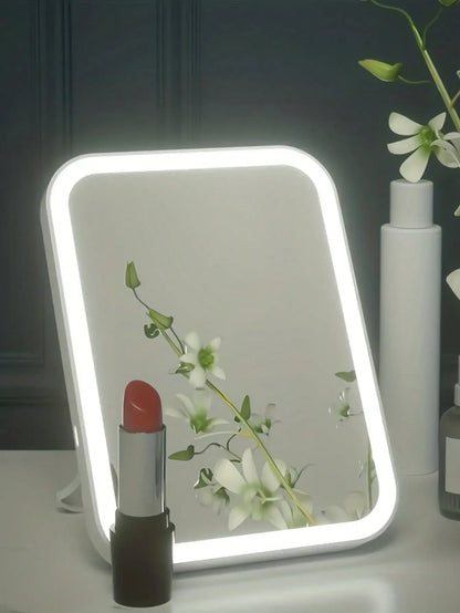 LED Portable Desktop Makeup Mirror