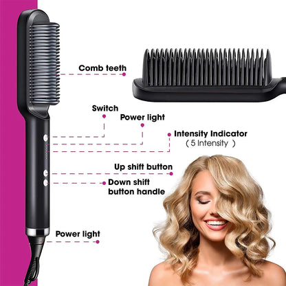 Mini Hair Straightener Comb