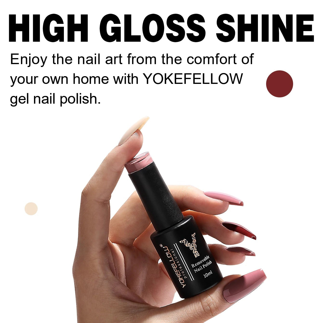 Gel Polish Nail 6 Colors Set