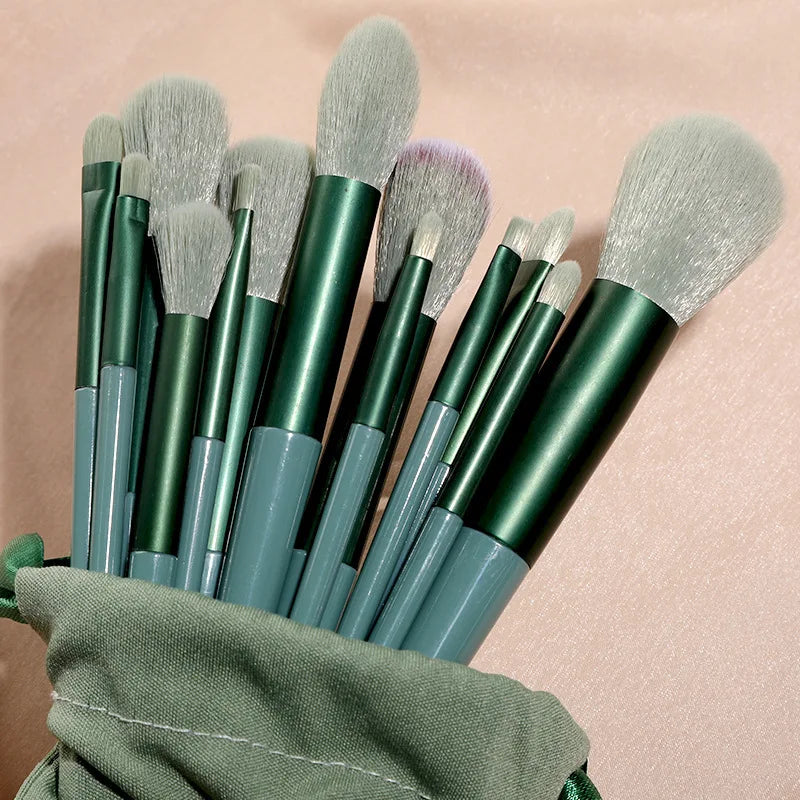 13-Piece Professional Makeup Brush Set