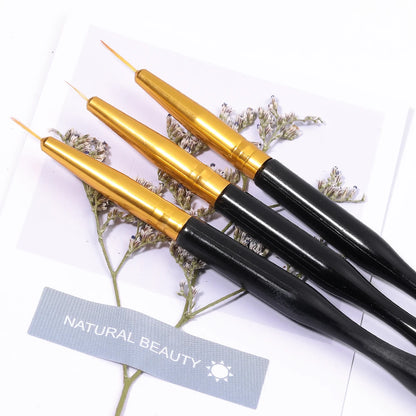 3PCS Nail Art Brush Set